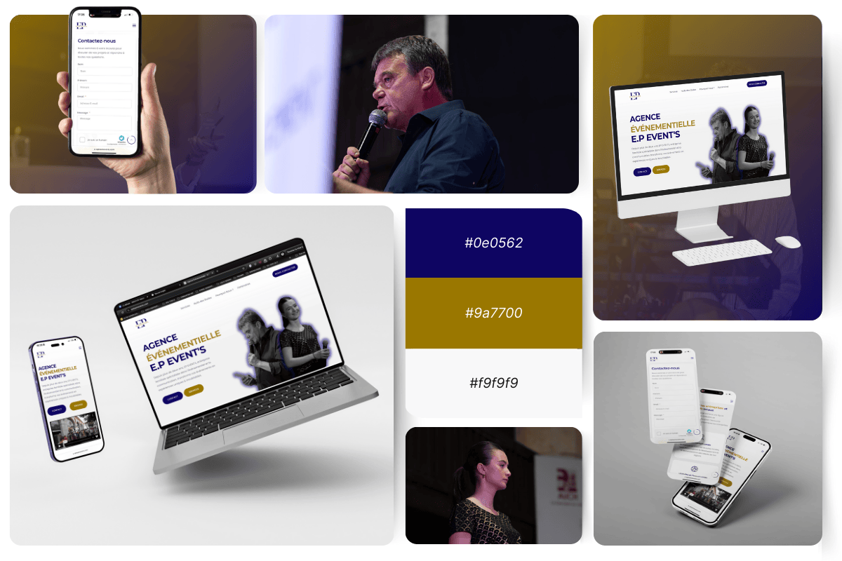 EP TEAM EVENT Landing Page et Présence Digitale